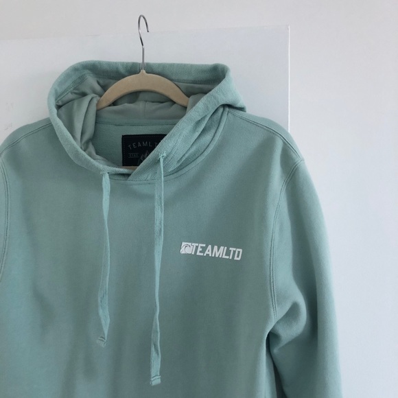 Long Turquoise Hoodie - Picture 2 of 3
